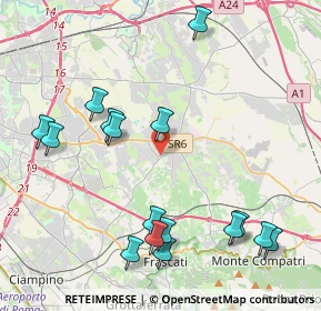 Mappa Via Ponte Schiavo, 00133 Roma RM, Italia (5.11063)