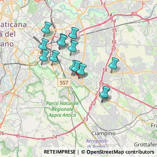 Mappa Viale dei Salesiani, 00175 Roma RM, Italia (3.39071)