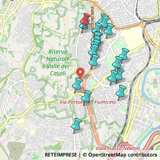 Mappa Via Tommaso Vallauri, 00151 Roma RM, Italia (1.0665)