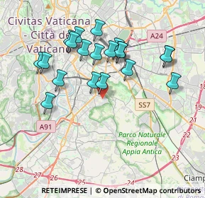 Mappa Via dell'Annunziatella, 00147 Roma RM, Italia (3.8215)