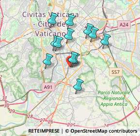 Mappa Largo L. da Vinci, 00145 Roma RM, Italia (3.0375)