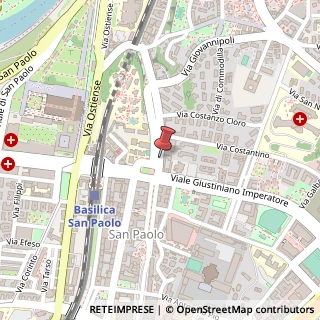 Mappa Viale Leonardo da Vinci, 89, 00145 Roma, Roma (Lazio)