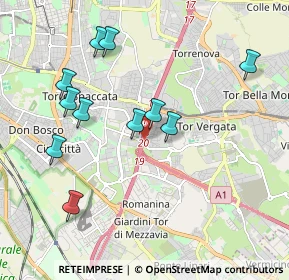 Mappa Via Cesare Aureli, 00133 Roma RM, Italia (2.07455)