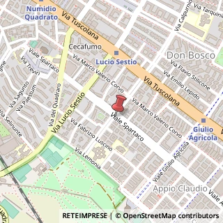 Mappa Viale spartaco 38, 00174 Roma, Roma (Lazio)