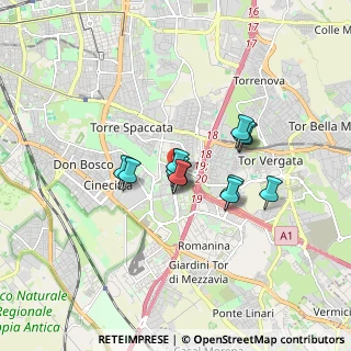 Mappa Via Antonio Ciamarra, 00173 Roma RM, Italia (1.22)