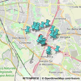 Mappa Via Antonio Ciamarra, 00173 Roma RM, Italia (1.2845)