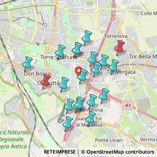 Mappa Via Antonio Ciamarra, 00173 Roma RM, Italia (1.843)