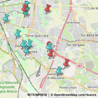 Mappa Via Antonio Ciamarra, 00173 Roma RM, Italia (2.88857)