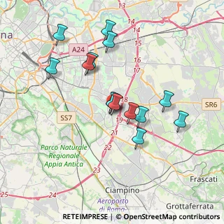 Mappa Via Antonio Ciamarra, 00173 Roma RM, Italia (3.485)