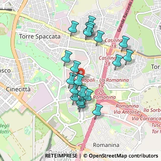 Mappa Via Antonio Ciamarra, 00173 Roma RM, Italia (0.9025)