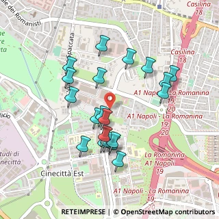Mappa Via Antonio Ciamarra, 00173 Roma RM, Italia (0.4605)