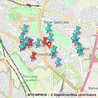 Mappa Via Ferrini Contardo, 00173 Roma RM, Italia (0.985)