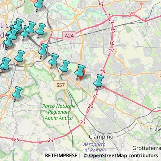 Mappa Via Ferrini Contardo, 00173 Roma RM, Italia (7.0595)