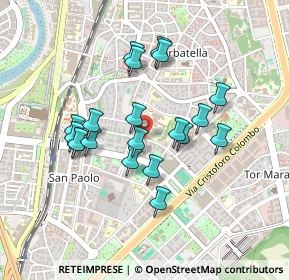 Mappa Via Costantino, 00145 Roma RM, Italia (0.4145)