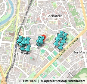 Mappa Via Costantino, 00145 Roma RM, Italia (0.426)