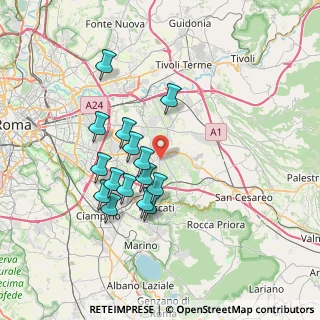 Mappa Via Cerami, 00132 Roma RM, Italia (6.70733)