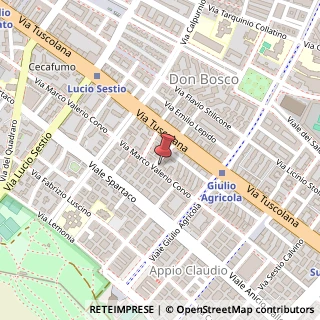 Mappa Via Curzio Rufo, 35, 00174 Formello, Roma (Lazio)