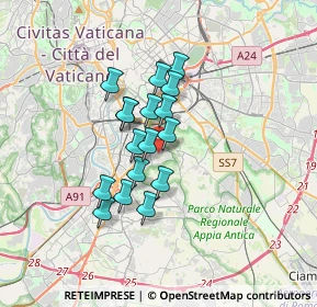 Mappa Piazzale Antonio Tosti, 00147 Roma RM, Italia (2.60647)