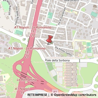 Mappa Via Pietro Bracci, 3, 00133 Roma, Roma (Lazio)