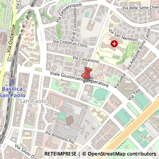 Mappa Via della Villa di Lucina,  52, 00145 Roma, Roma (Lazio)