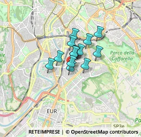 Mappa Viale Giustiniano Imperatore, 00147 Roma RM, Italia (0.93286)