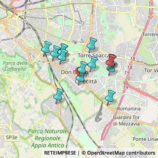 Mappa Via Servilio Prisco, 00175 Roma RM, Italia (1.50286)