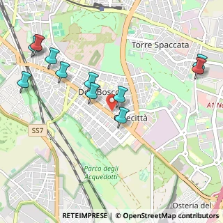 Mappa Via Servilio Prisco, 00175 Roma RM, Italia (1.25727)