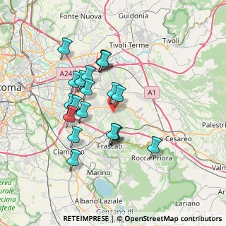 Mappa Via S. Cipirello, 00132 Roma RM, Italia (6.68)