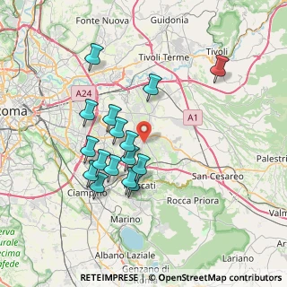 Mappa Via S. Cipirello, 00132 Roma RM, Italia (7.03875)