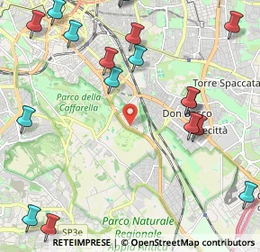 Mappa Via di Torre del Fiscale, 00178 Roma RM, Italia (3.03667)