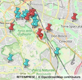 Mappa Via di Torre del Fiscale, 00178 Roma RM, Italia (2.43667)