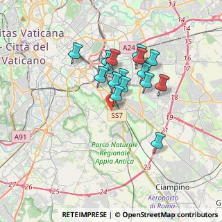 Mappa Via di Torre del Fiscale, 00178 Roma RM, Italia (3.06125)