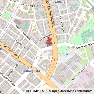 Mappa Via Quinto Publicio, 21, 00175 Roma, Roma (Lazio)