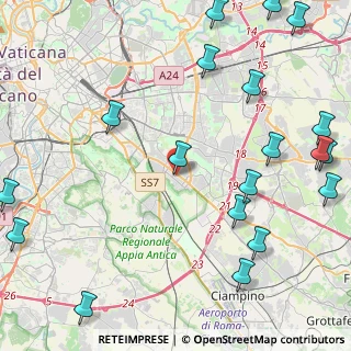 Mappa Viale Giulio Agricola, 00144 Roma RM, Italia (6.732)