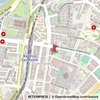 Mappa Via Settimio Severo, 34, 00145 Roma, Roma (Lazio)