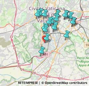 Mappa Viale Giuseppe Sirtori, 00149 Roma RM, Italia (3.908)