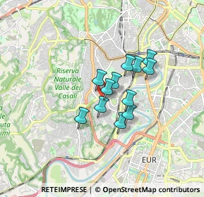 Mappa Viale Giuseppe Sirtori, 00149 Roma RM, Italia (1.17917)