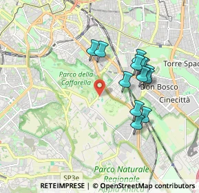 Mappa Via dell'Almone, 00178 Roma RM, Italia (1.71538)