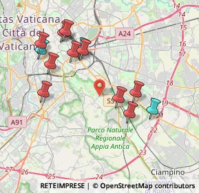 Mappa Via dell'Almone, 00178 Roma RM, Italia (4.25231)