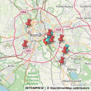 Mappa Via dell'Almone, 00178 Roma RM, Italia (5.56545)