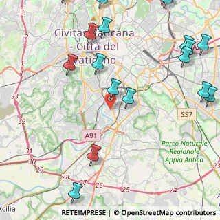 Mappa Via della Vasca Navale, 00146 Roma RM, Italia (6.54611)