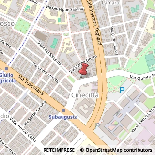 Mappa Via Quinto Publicio, 7, 00175 Roma, Roma (Lazio)
