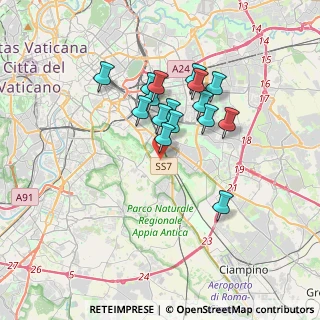 Mappa Via Colle Terrigno, 00178 Roma RM, Italia (2.99813)