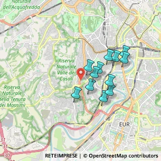 Mappa Via Giuseppe Tornielli, 00151 Roma RM, Italia (1.535)