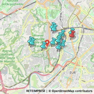 Mappa Via Giuseppe Tornielli, 00151 Roma RM, Italia (1.40769)