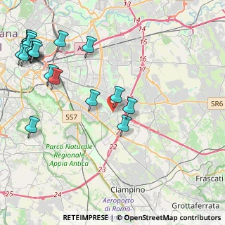 Mappa Via Giovanni Battista Peltechian, 00173 Roma RM, Italia (6.2375)