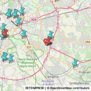 Mappa Via Giovanni Battista Peltechian, 00173 Roma RM, Italia (6.7275)