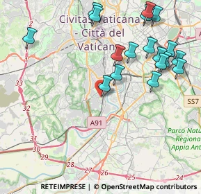 Mappa Via Giannetto Valli, 00149 Roma RM, Italia (5.04)