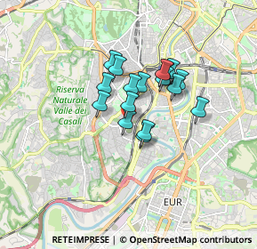 Mappa Via Giannetto Valli, 00149 Roma RM, Italia (1.22412)