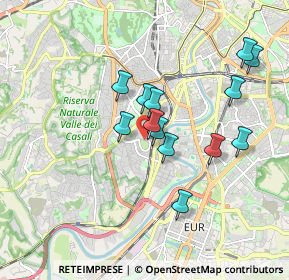 Mappa Via Giannetto Valli, 00149 Roma RM, Italia (1.63154)